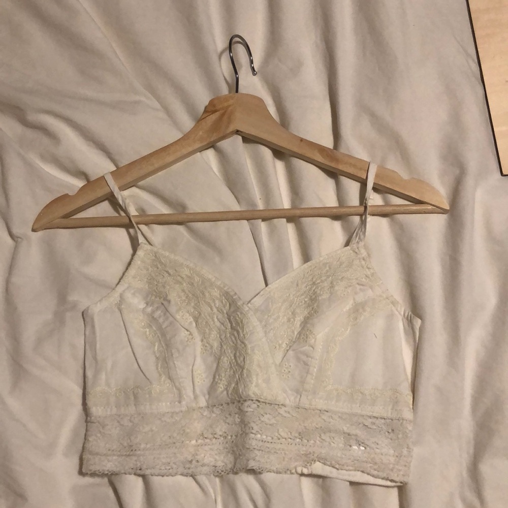 White crop top